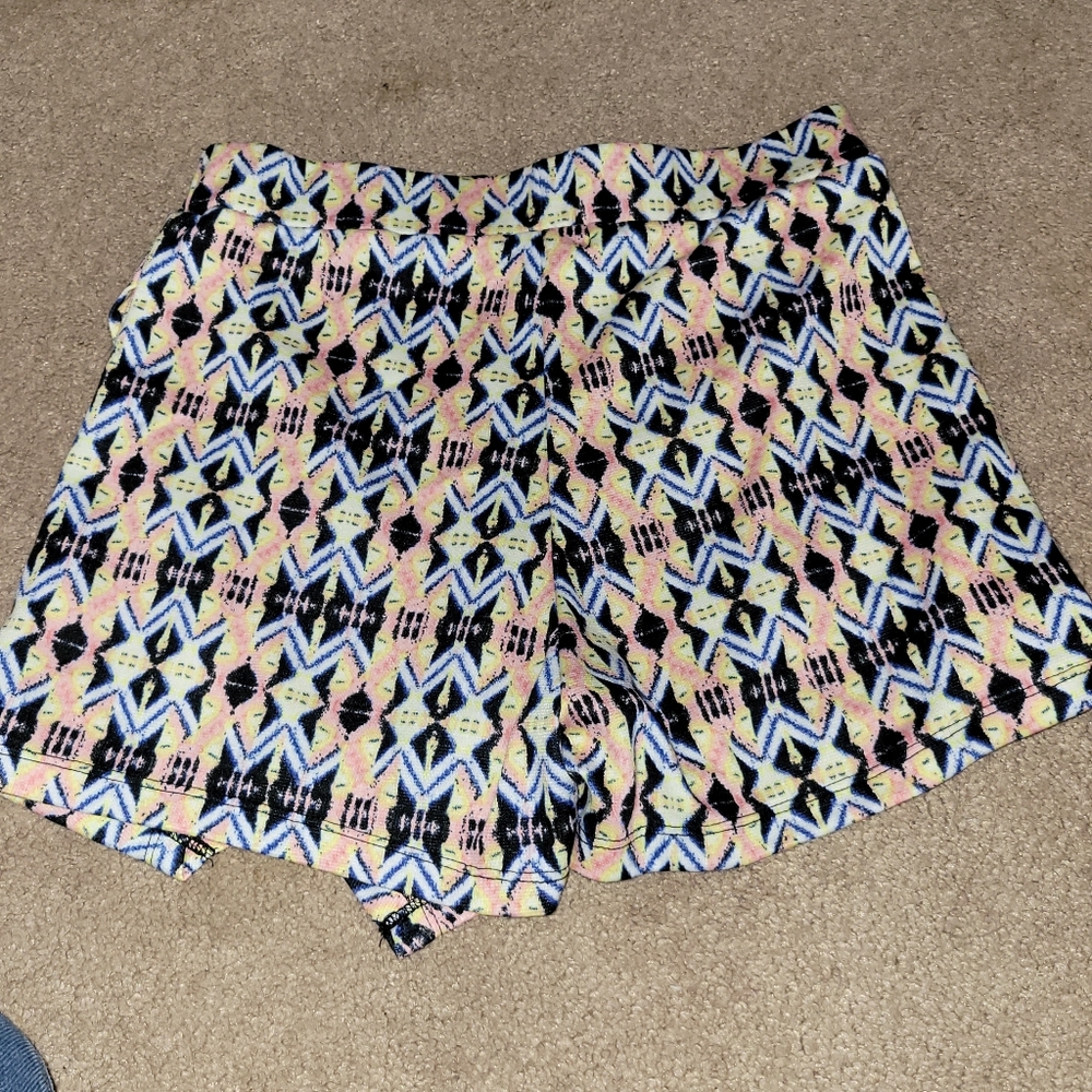 Busy pattern skirt
